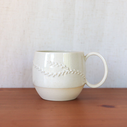 Coral Mug In Cream