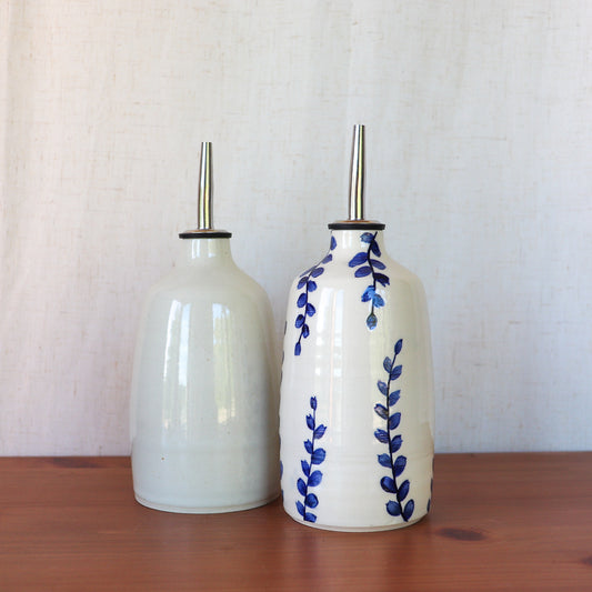 Blue Leaf Oil Bottle