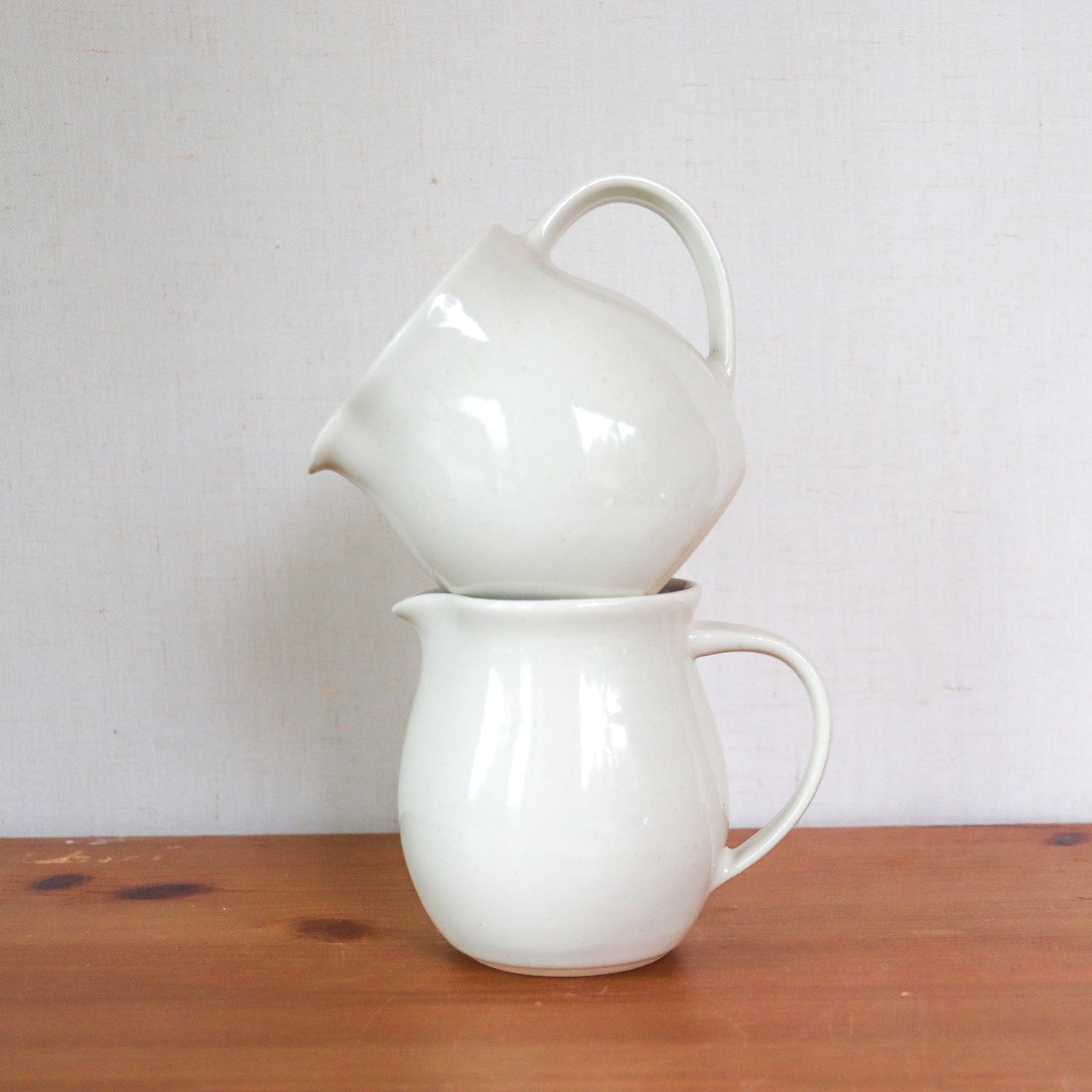 Cream Glazed Creamer