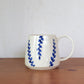 Blue Leaf Mug