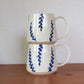 Blue Leaf Mug