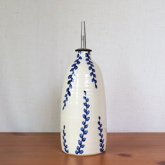 Blue Leaf Oil Bottle