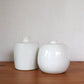 Glossy White Lidded Jar #2