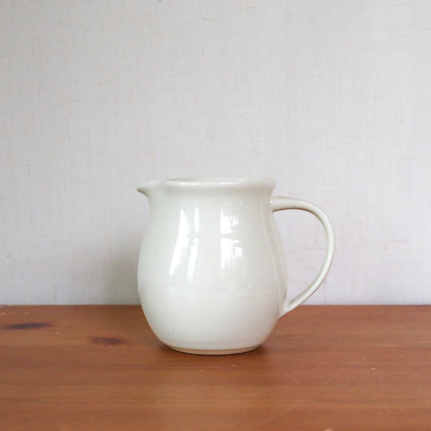 Cream Glazed Creamer