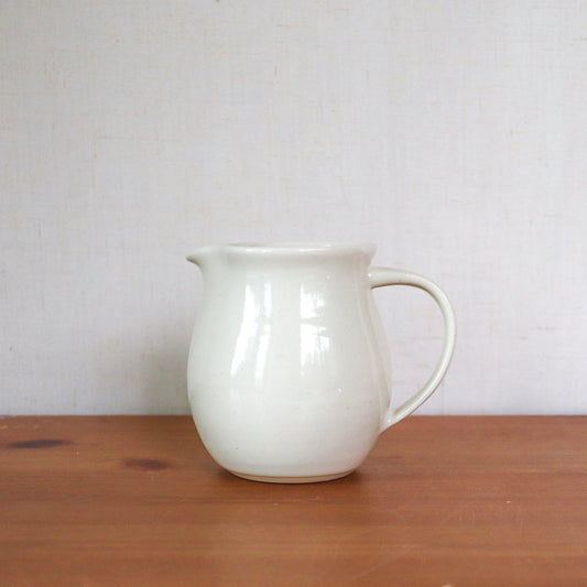 Cream Glazed Creamer