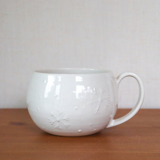 White Snowflake Mug