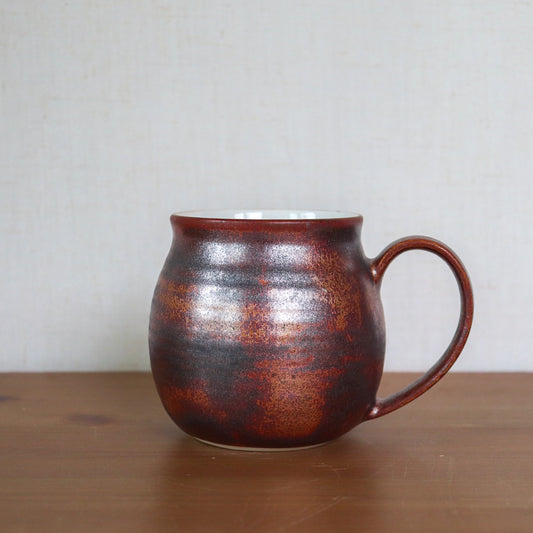Toasted Copper Mug, white interior #1