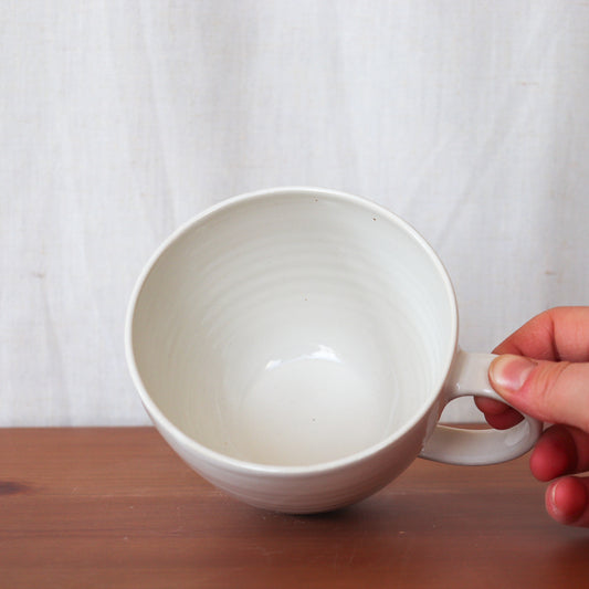 3. Creamy White Teacup
